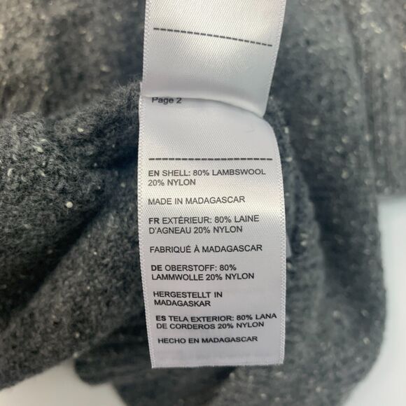 UNTUCKit Gordonne Sweater Mens L Large Gray Lambswool Nylon Blend Polo Collar - Picture 8 of 13